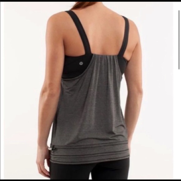 LuLuLemon run: back on track tank- size 10 - Picture 2 of 4